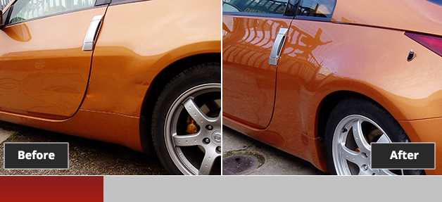Nissan 350z before and after repair
